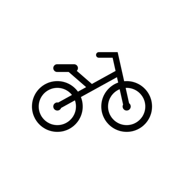 Icono Bicicleta Vector Ilustración Símbolo Diseño — Vector de stock