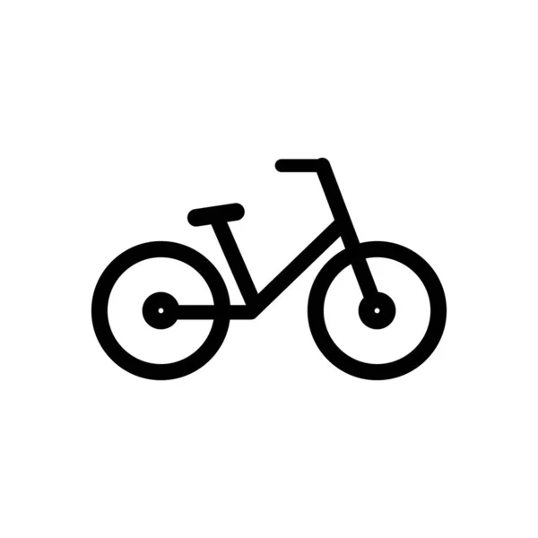 Ποδήλατο Εικονίδιο Διάνυσμα Εικονογράφηση Σύμβολο Σχεδιασμός — Διανυσματικό Αρχείο
