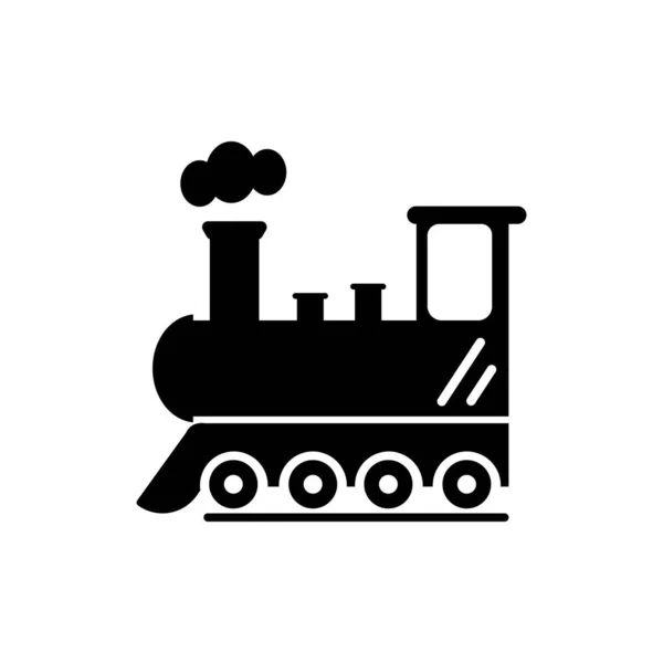 Desenho Símbolo Ilustração Vetor Ícone Trem — Vetor de Stock