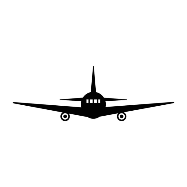 Repülőgép Ikon Vektor Illusztráció Szimbólum Tervezés — Stock Vector