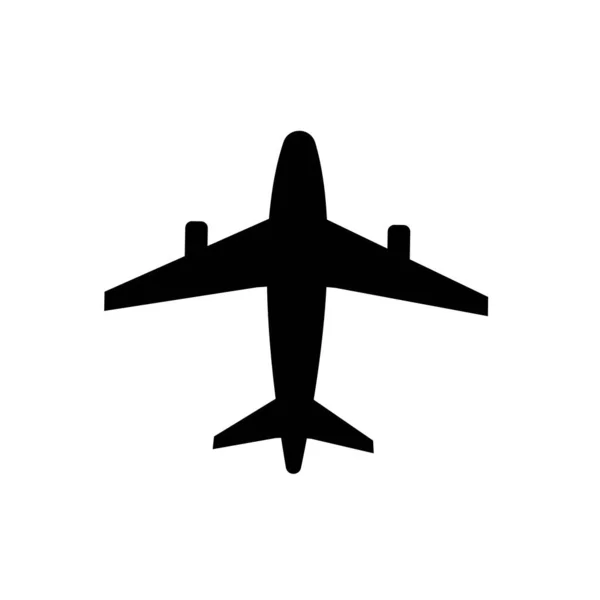 Projeto Símbolo Ilustração Vetor Ícone Avião — Vetor de Stock