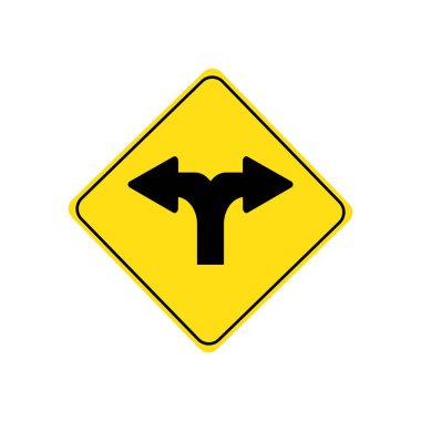 Yol işaretleme simgesi vektör illüstrasyon logo tasarımı