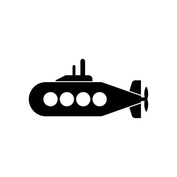 潜艇图标矢量符号设计 — 图库矢量图片