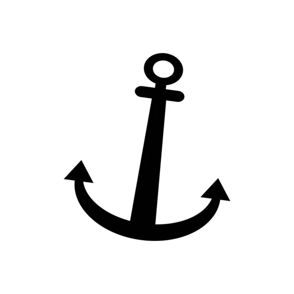 船舶锚图标矢量符号设计 — 图库矢量图片