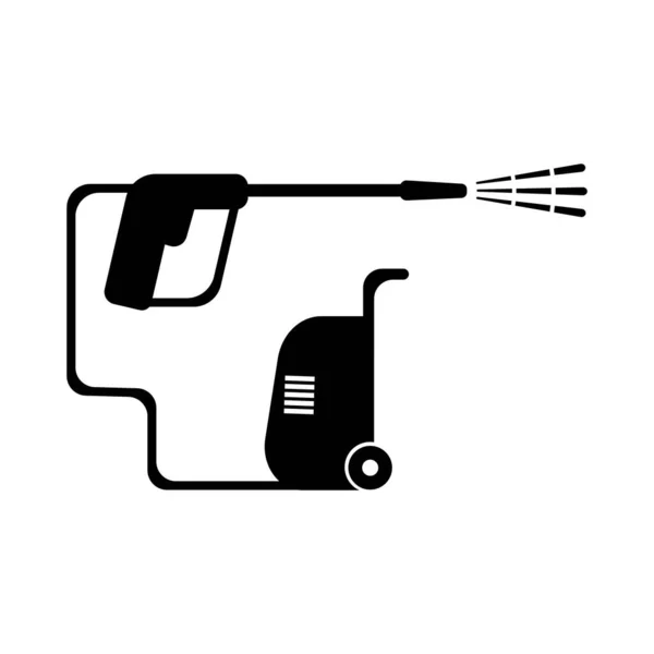 Projekt Ikony Myjki Wysokociśnieniowej Wektor Logo — Wektor stockowy