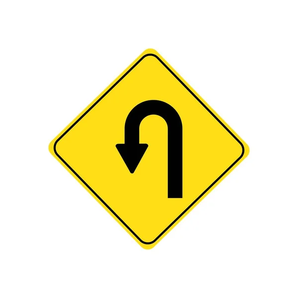 Σχέδιο Λογότυπου Εικονογράφησης Διανύσματος Εικονιδίου Οδικής Σήμανσης — Διανυσματικό Αρχείο