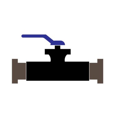  su musluğu simgesi vektör illüstrasyon logo tasarımı