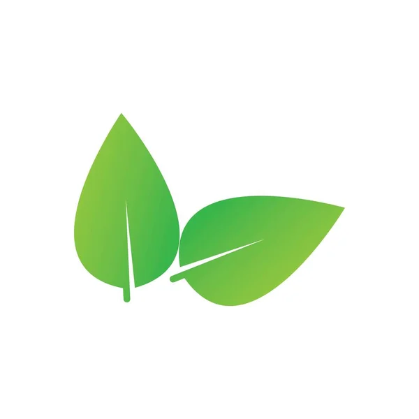 Ikona Liści Wektor Ilustracja Logo Projekt — Wektor stockowy