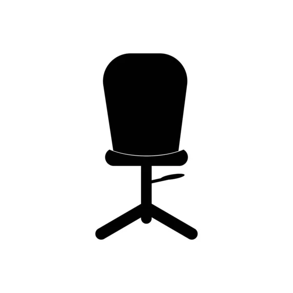 Cadeira Ícone Vetor Ilustração Logotipo Design — Vetor de Stock
