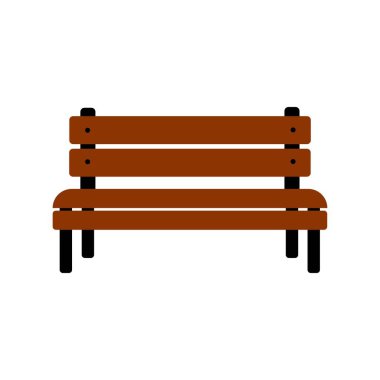 bahçe sandalyesi ikon vektör illüstrasyon sembolü tasarımı