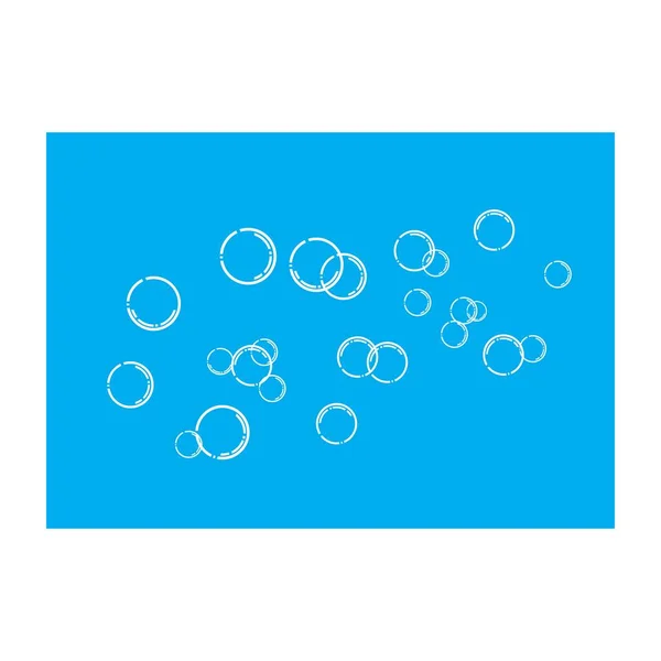 Bubble Icon Vector Illustration Design Template — Stock Vector