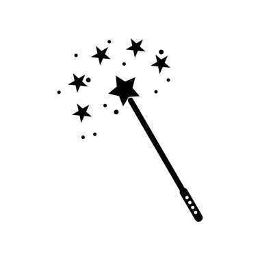 Sihirbaz çubuğu logo vektör çizimi