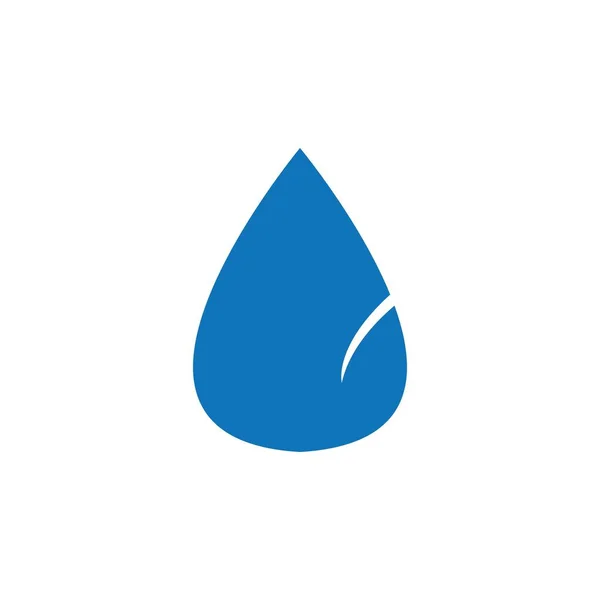 Waterdruppel Logo Vector Illustratie Ontwerp — Stockvector