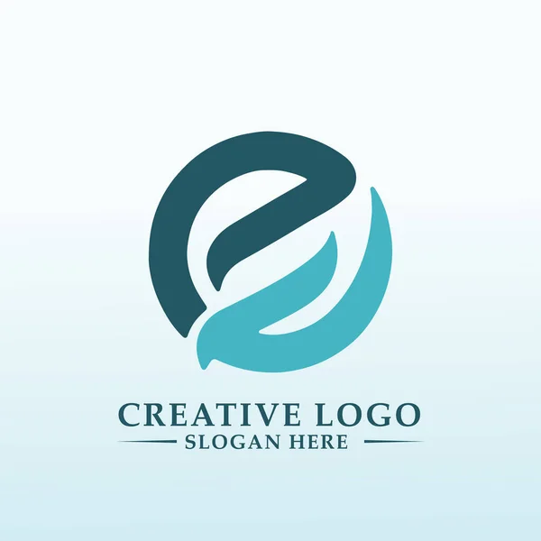 Design Logo Legal Financial Compensation Initiative Letter — 스톡 벡터