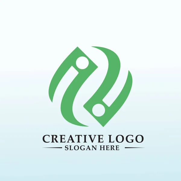 Criar Logotipo Para Nossa Iniciativa Funcionários — Vetor de Stock