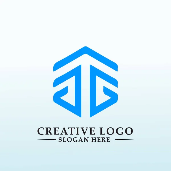 Логотип Начинающих Инвестировать Фирменное Письмо — стоковый вектор