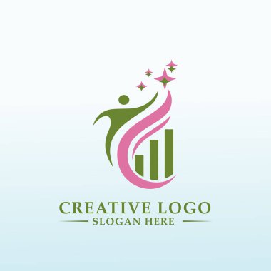 Democratize financial knowledge and access logo design