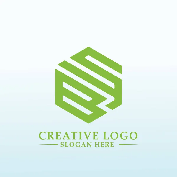 Logo Our Website Attract Small Business Letter — Vector de stock