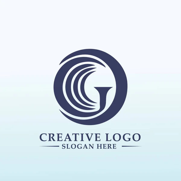 Investment Initiatives Entrepreneurial Endeavors Logo Letter — стоковый вектор