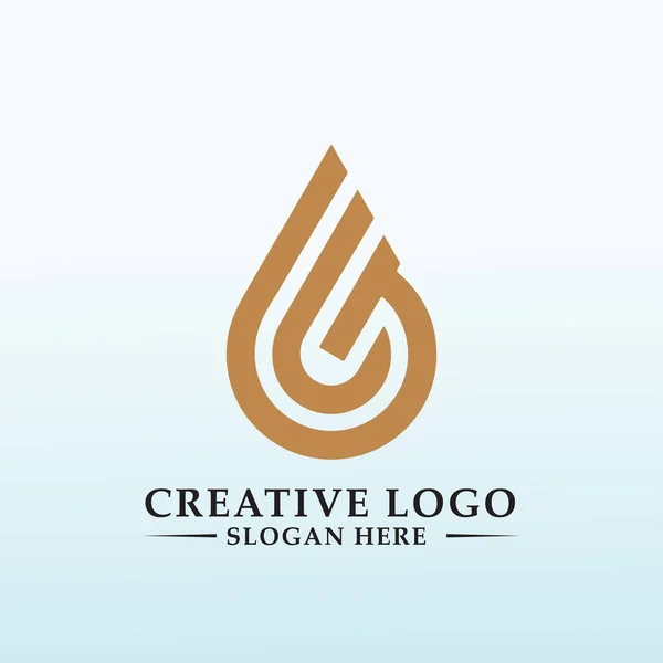 Investment Initiatives Entrepreneurial Endeavors Logo Letter — Image vectorielle