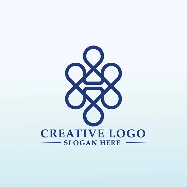 Логотип Дизайн Заработной Платы Запросу Плавников Техническое Письмо — стоковый вектор