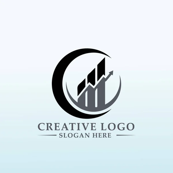 Design Next Global Financial Venture Capital Brand Logo Letter — Vetor de Stock
