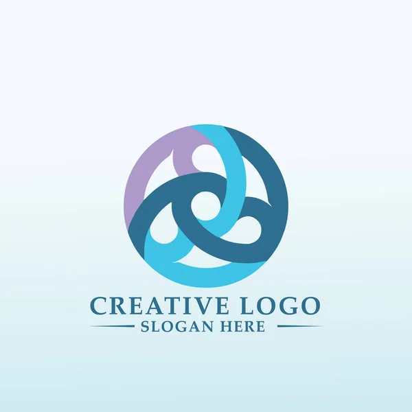 Logo Employee Benefits Consultant — 图库矢量图片