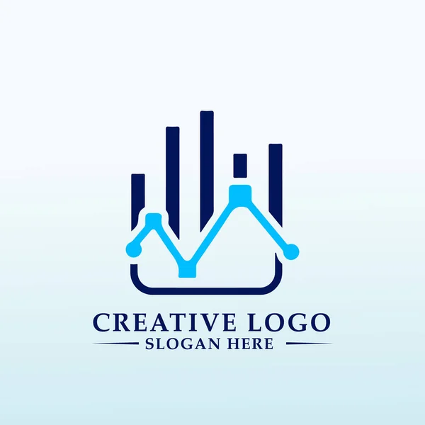 Tech Company Investment Letter Logo — Stok Vektör