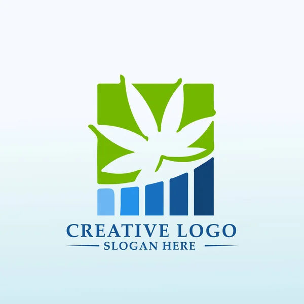 Cannabis Capital Social Racial Equity Logo — Image vectorielle