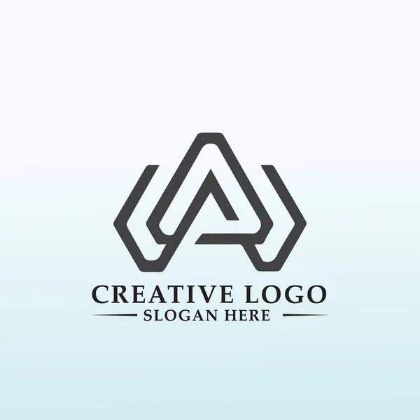 Servet Yönetimi Firması Logo Mektubu Arıyor — Stok Vektör