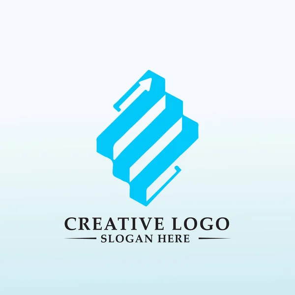 Nouveau Logo Fonds Capital Risque Style — Image vectorielle