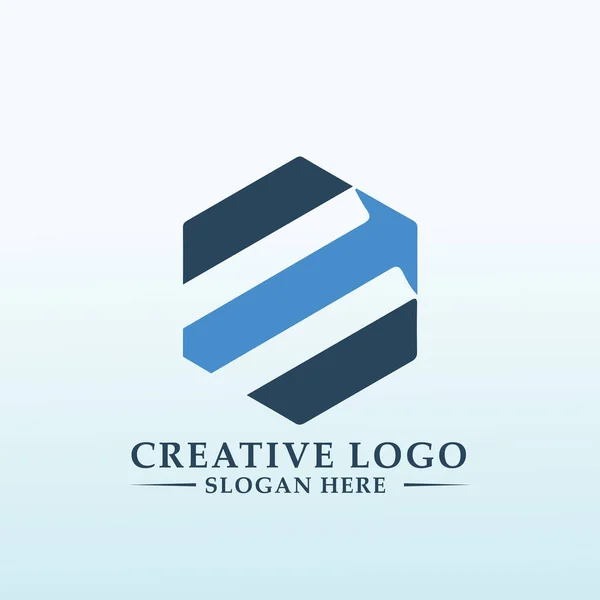 Investissements Services Financiers Gestion Patrimoine Logo — Image vectorielle