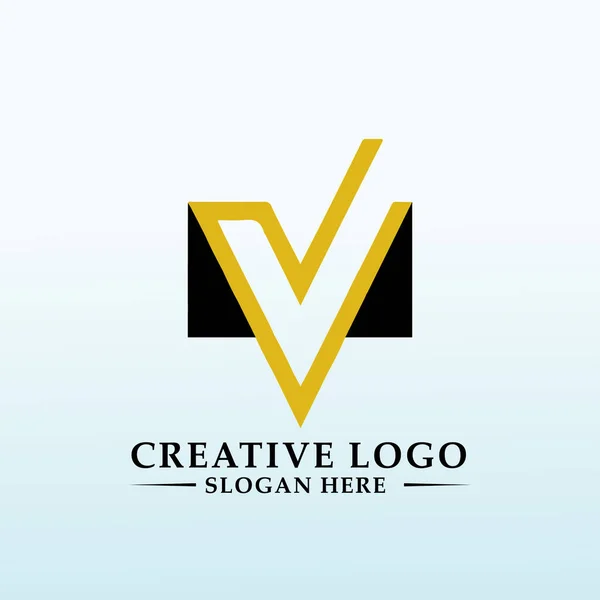 General Holding Company Logo Design Carta — Vetor de Stock