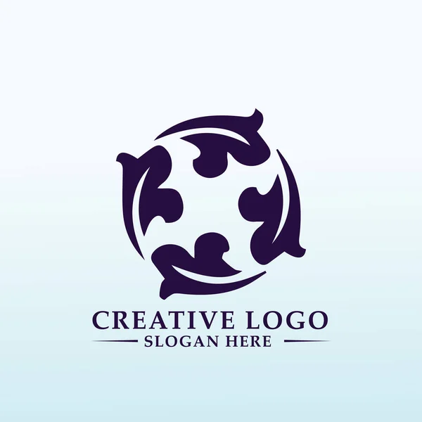 Logo Dynamicznej Społecznie Odpowiedzialnej Grupy Inwestycyjnej — Wektor stockowy