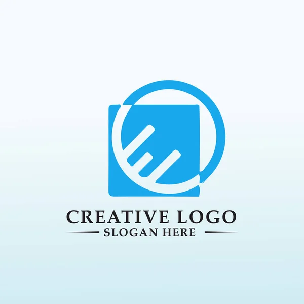 Negocio Contabilidad Quieren Una Carta Logotipo Moderno — Vector de stock