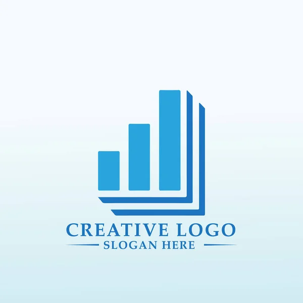 Logo Pour Une Petite Firme Services Financiers Boutique — Image vectorielle