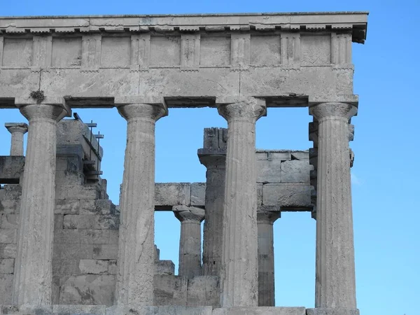 Tempio Afea Nell Isola Egina Grecia Architettura Greca Antica Foto — Foto Stock