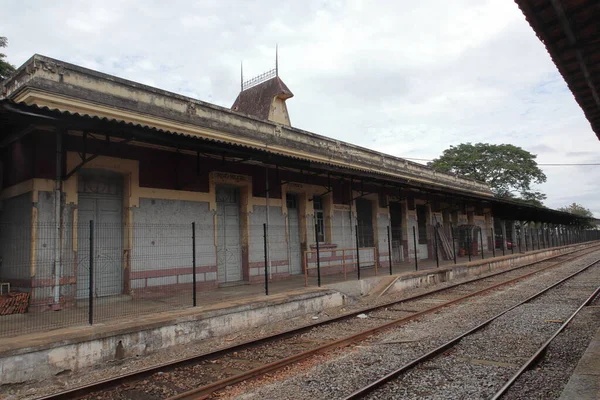 Passenger Platform Old Taubate Railway Station Train Station High Quality — ストック写真