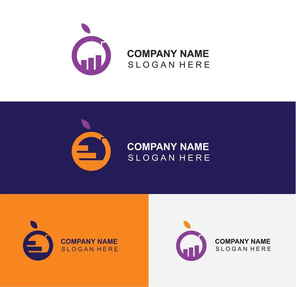 Beere Logo Für Promotion Marketing Start Pfeil Wachstum Entwicklung Nach — Stockvektor