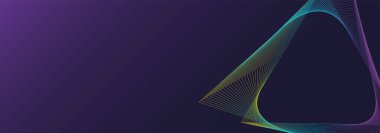 Tasarım için soyut dalga elemanı. Dijital frekans eşitleyici. Doğrusal geometri. Vektör çizimi. Karıştırma aracı ile oluşturulan çizgilerle dalga. Eğimli dalgalı çizgi, düz çizgi, küre daireler, triang