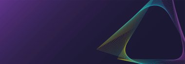 Tasarım için soyut dalga elemanı. Dijital frekans eşitleyici. Doğrusal geometri. Vektör çizimi. Karıştırma aracı ile oluşturulan çizgilerle dalga. Eğimli dalgalı çizgi, düz çizgi, küre daireler, triang