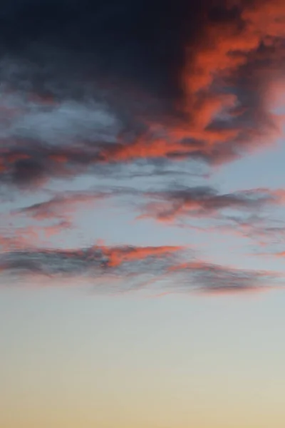 Günbatımı Gökyüzü Arkaplanı Renkler Muhteşem Doğa — Stok fotoğraf