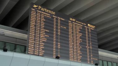 Yolcu bilgileri - Fiumicino havaalanının çıkış saatleri ve kapıları