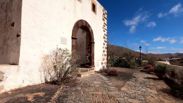 Cam Franciscan Monastery Betancuria Historic Complex Colonial City Fuerteventura — стокове відео
