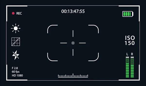 Quadro de registro do modelo Viewfinde —  Vetores de Stock