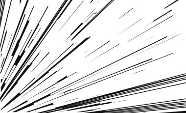 Çizgi roman hız çizgileri çizgisi efekti