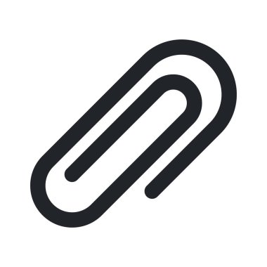 Clip simgesi UI arayüzü düz biçimi