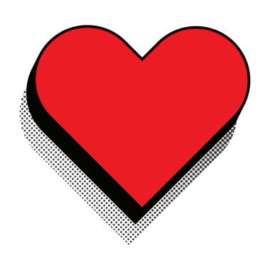 Çıkartma geçmişe ait komik şirin bir stil