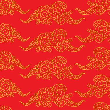 Tibet gökyüzü pürüzsüz desenli zarif altın rengi