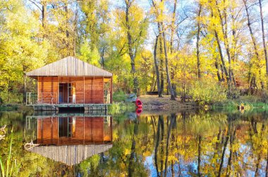 Parkta güzel bir sonbahar